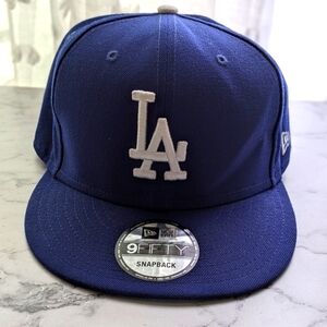 New Era Blue Snapback Dodgers Cap